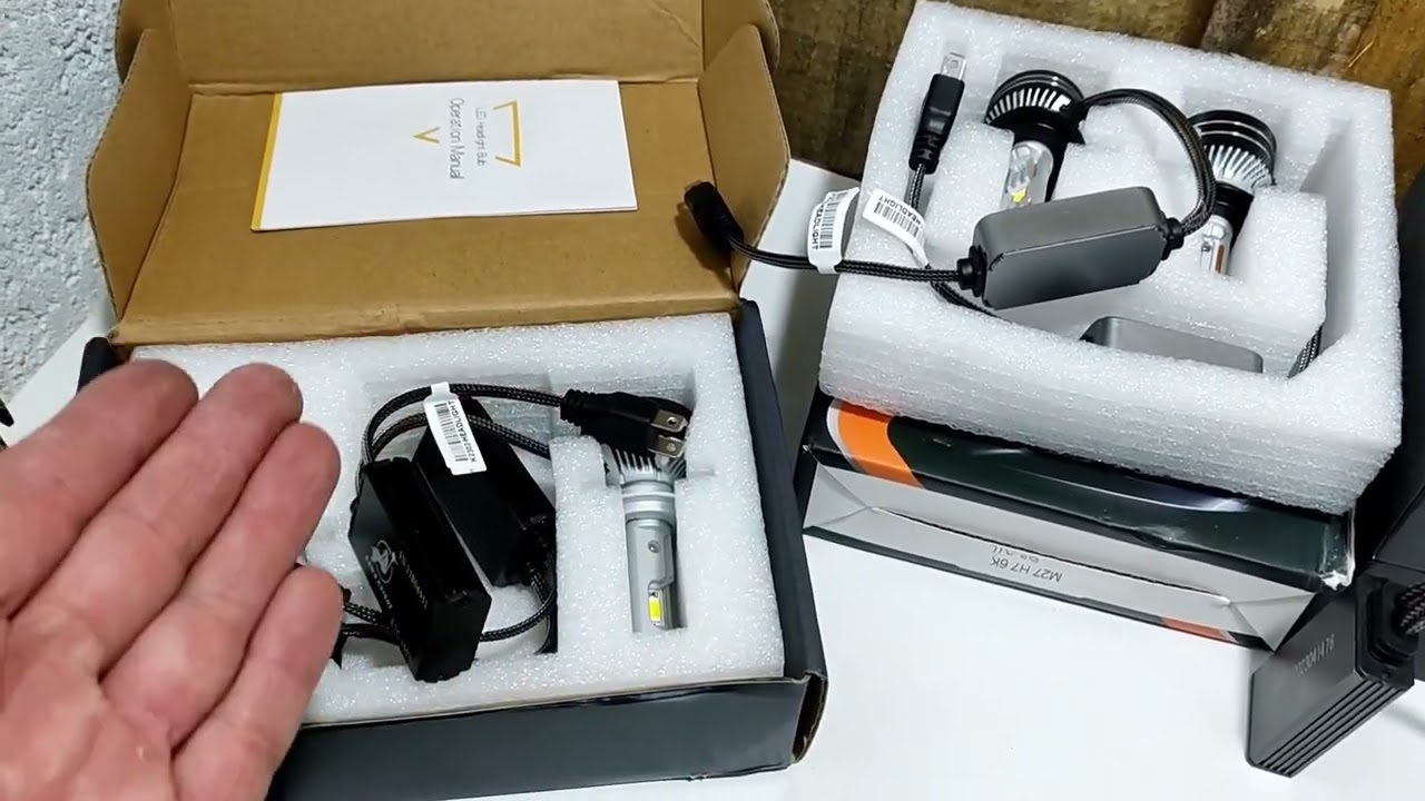 teste k5c, k7c, hlxg e o tal led de 120mil lumens!!