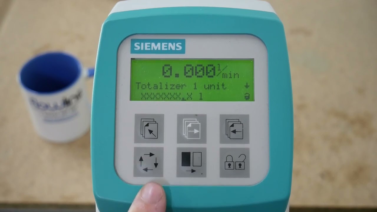Mag6000 totalizer unit change
