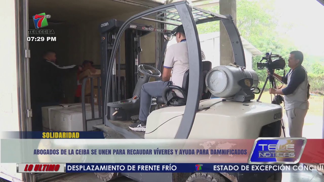 Abogados de La Ceiba se unen para recaudar víveres y ayuda para damnificados por las lluvias