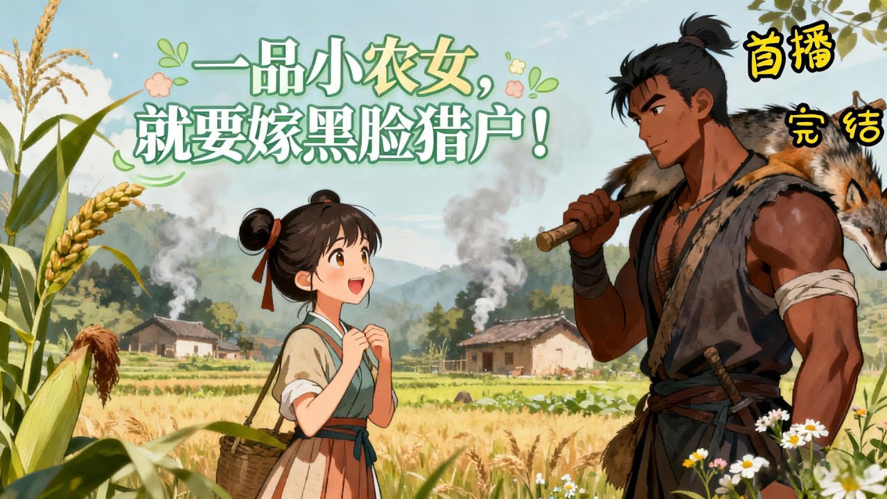 《一品小农女，就要嫁黑脸猎户！》 老老实实种个田 一不小心就获封了个“一品嘉禾君”的荣誉称号。 全国独一份，美！ #有声漫画#逃荒#穿越#爽文#猎户