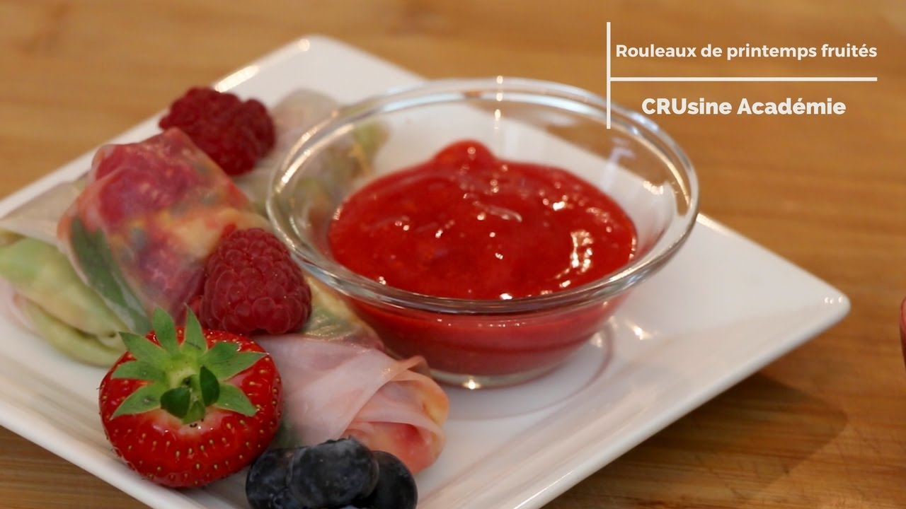 Rouleaux de printemps fruités : une recette légère et délicieuse