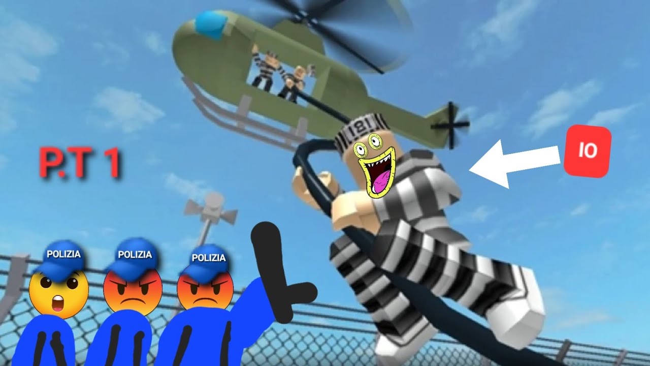 SCAPPIAMO DALLA PRIGIONE DI MASSIMA SICUREZZA SU ROBLOX P.T 1