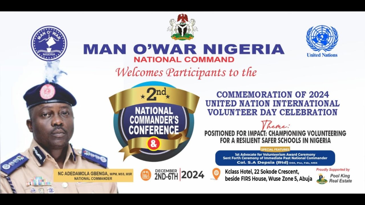 Man O' War Nigeria Positioned for a Resilient Safer School In Nigeria