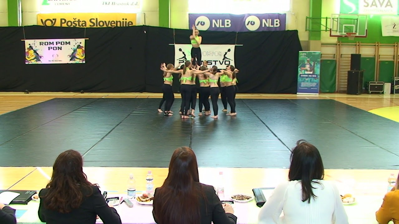 ŠK TWIST NOVA GORICA TWIST DIVAS Mladinska cheer jazz skupine Rom Pom Pon 2019