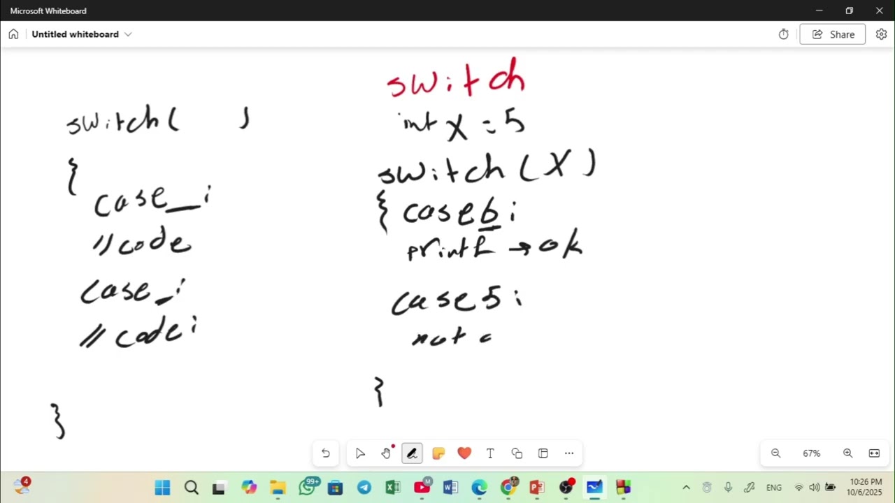 switch and ternary operator in C Language