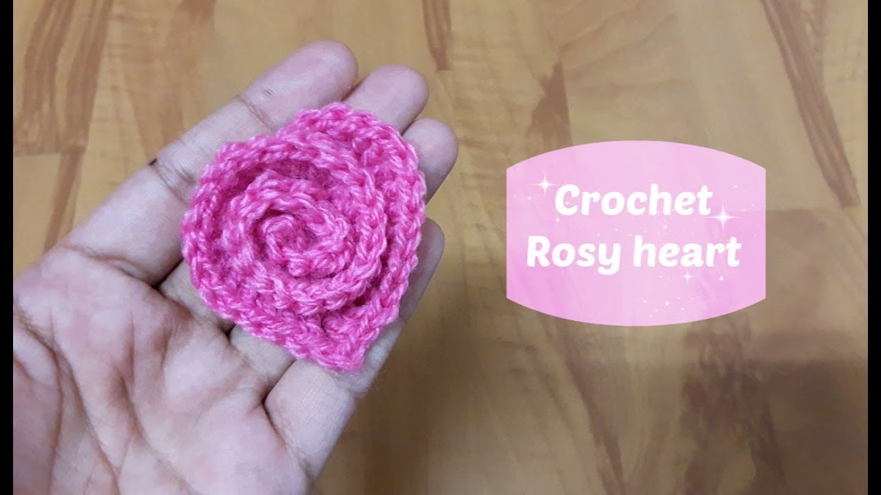How to crochet a rosy heart? | Crochet With Samra