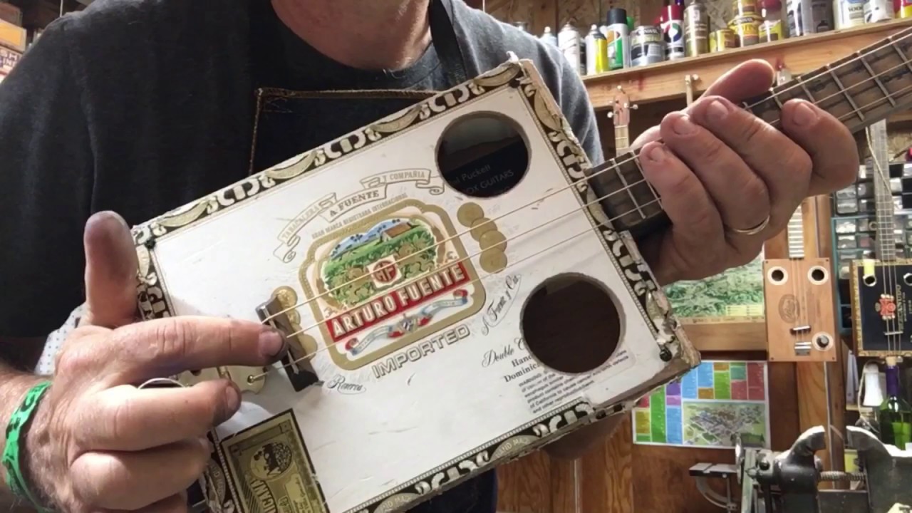 Настройка Open C для гитары Cigar Box