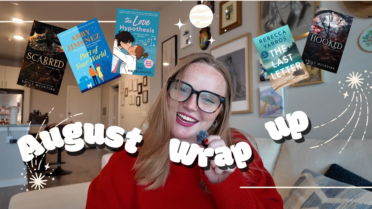 August Wrap Up: New Authors, New Genres, & 5 Books 📔📚🌸