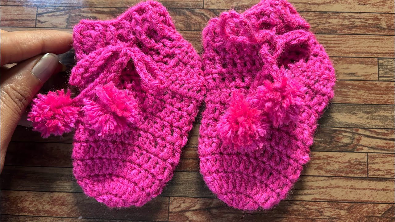 Crochet socks for 0 to 3 months old🥰