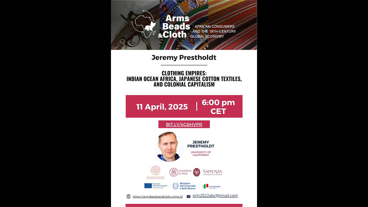 Jeremy Prestholdt. Clothing Empires (African Consumers Seminar Series)