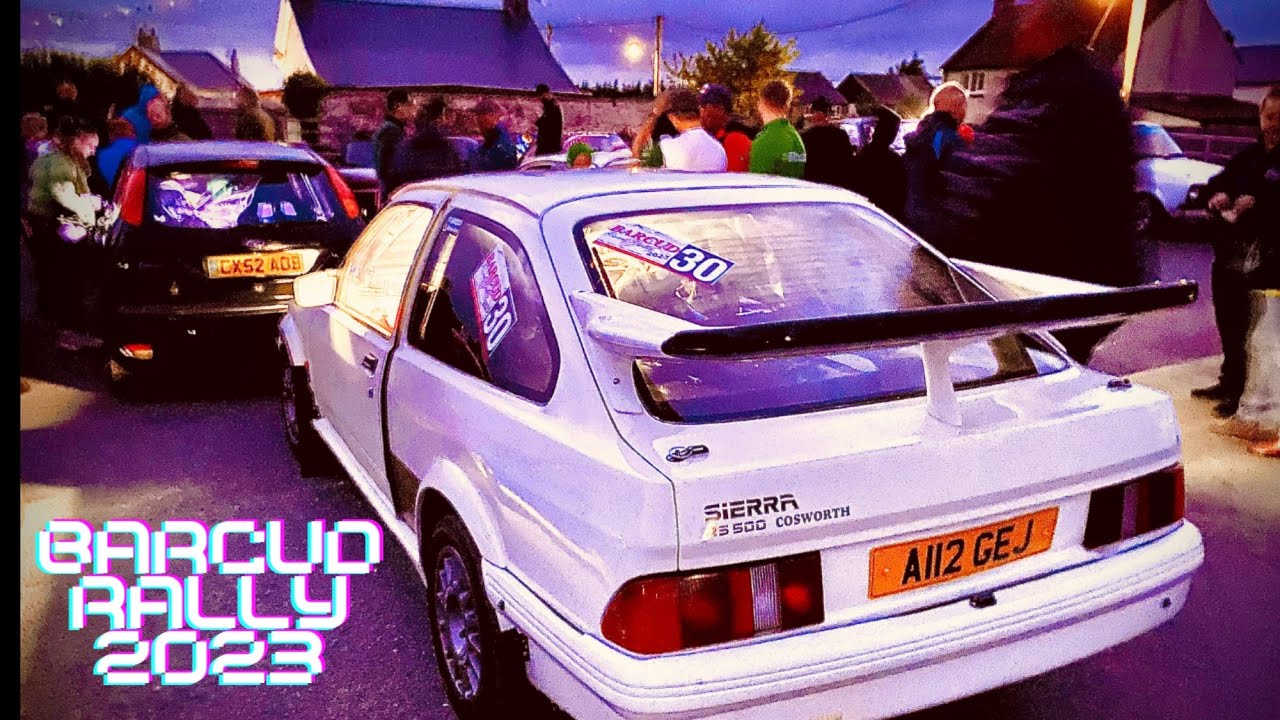 A night in the Welsh lanes sideways action at barcud rally 2023