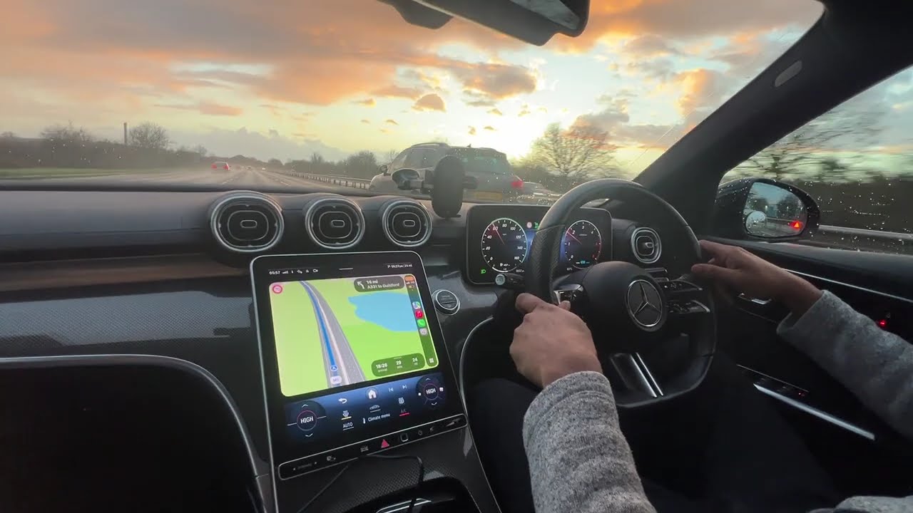 Вождение автомобиля класса люкс Mercedes Benz 🇬🇧😱 Часть 3082