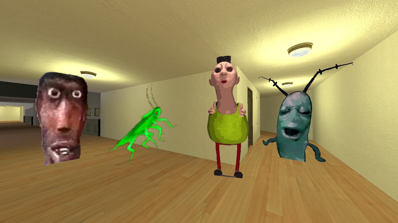 MY NAME IS TAPAKAH HAMOOD AND PLANKTON UNCLE IN LIMINAL HOTEL GMOD #playongmod #gmod #nextbot