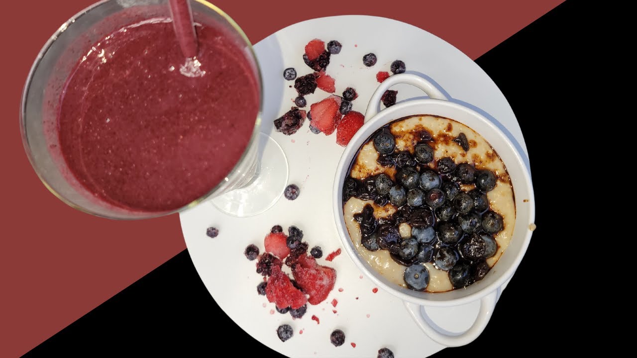Two Healthy Breakfasts You’ll Crave Oatmeal Pudding and Almond Smoothie