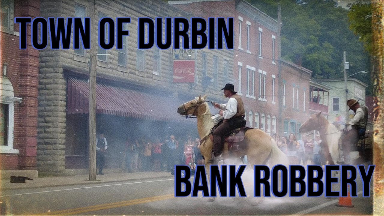 Bank Robbery in Durbin, West Virginia - Cass Scenic Railroad Wild West Weekend