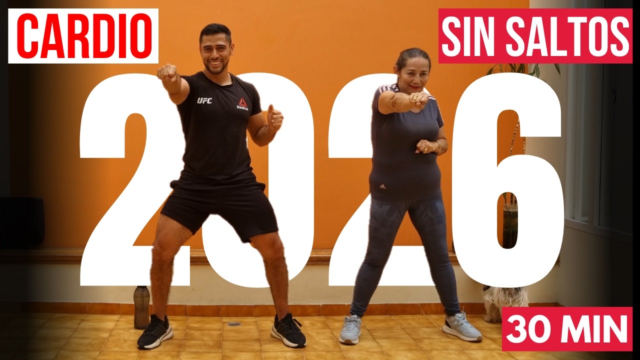 Empieza 2026 🔥 cardio sin saltos y de pie para perder peso RAPIDO y reducir cintura