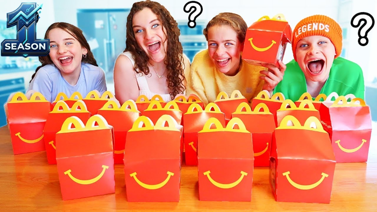 WHO CAN EAT THE MOST HAPPY MEALS w/Norris Nuts