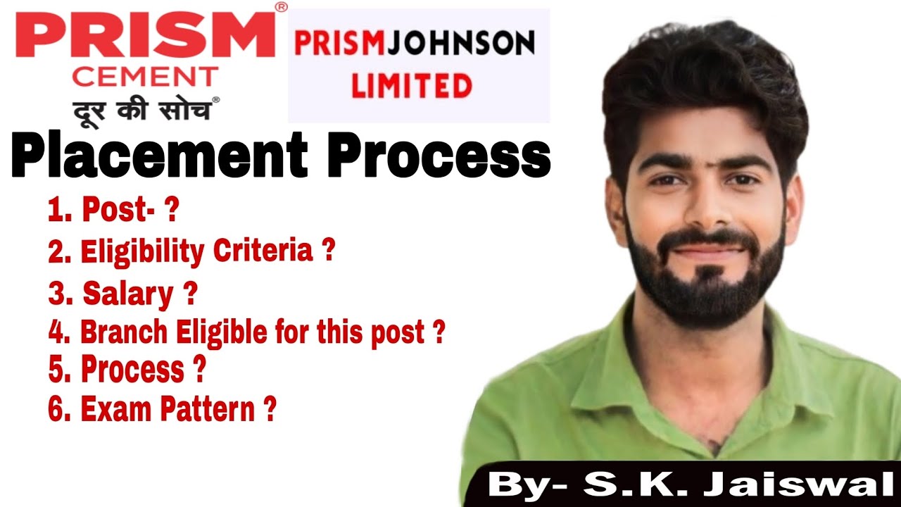 Placement Process of PRISM JOHNSON CEMENT || Satna M.P || रसions Academy