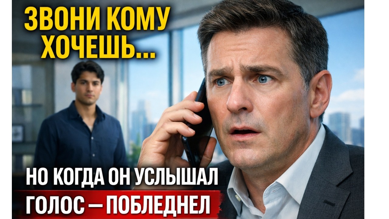 Он смеялся: «Звони кому хочешь»… Но когда услышал голос — побледнел