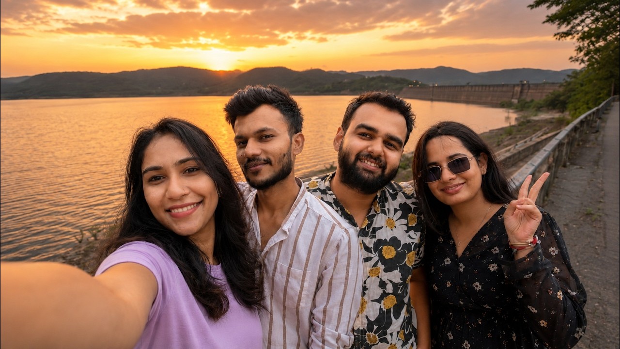 We Finally Visited Khadakwasla Dam, Pune&rsquo;s Famous Sunset Spot! 🌅