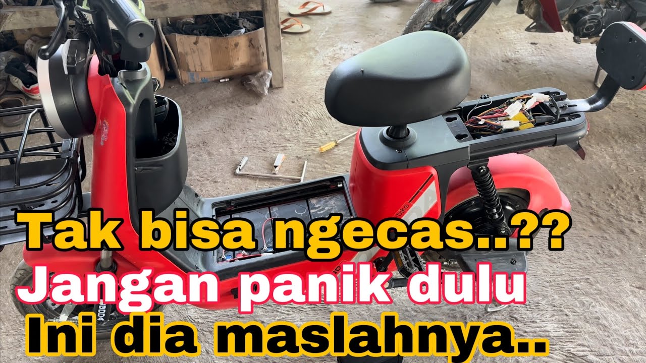 SEPEDA LISTRIK TAK BISA NGECAS..? Ini solusinya