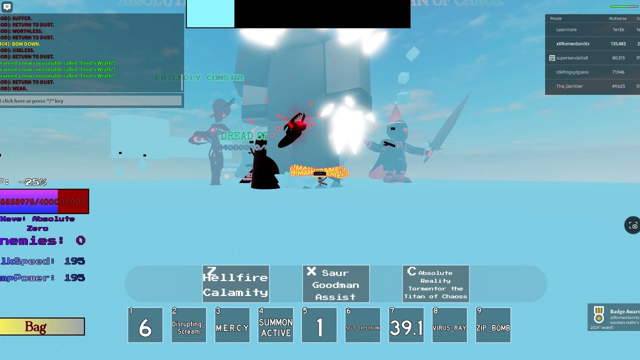 Winter 2024 Event Defeated (GOD OPS)