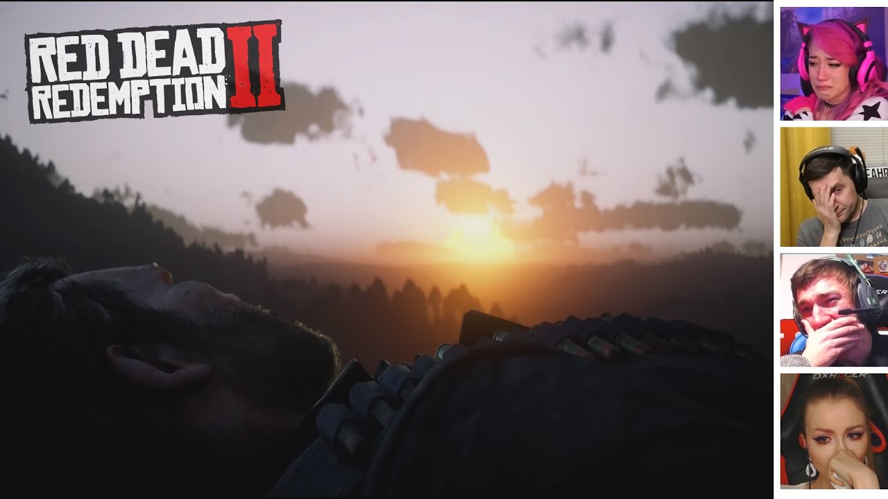 Реакция Стримеров на смерть Артура из Red Dead Redemption 2