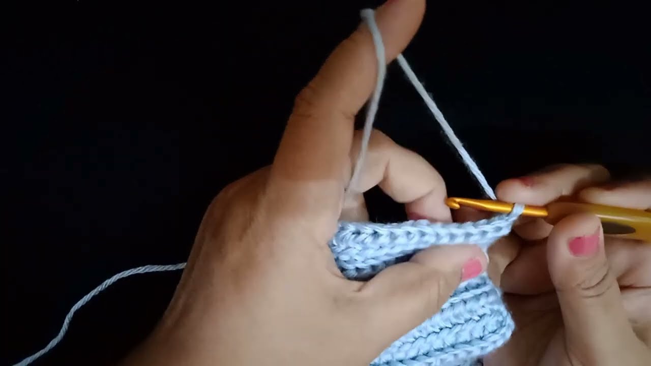How To Crochet Chain-1 Picot(Ch-1 Picot)
