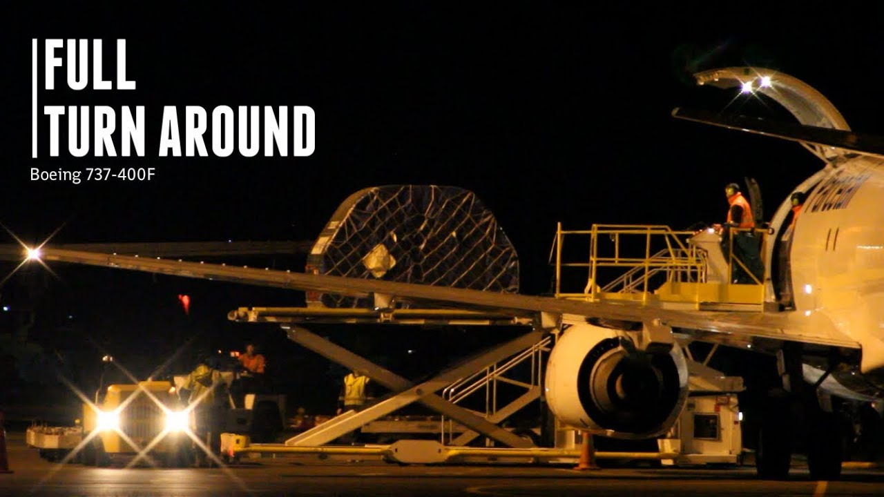 Parcelair | Boeing 737-400F - Freight and Aircraft Turnaround | ZK-PAK