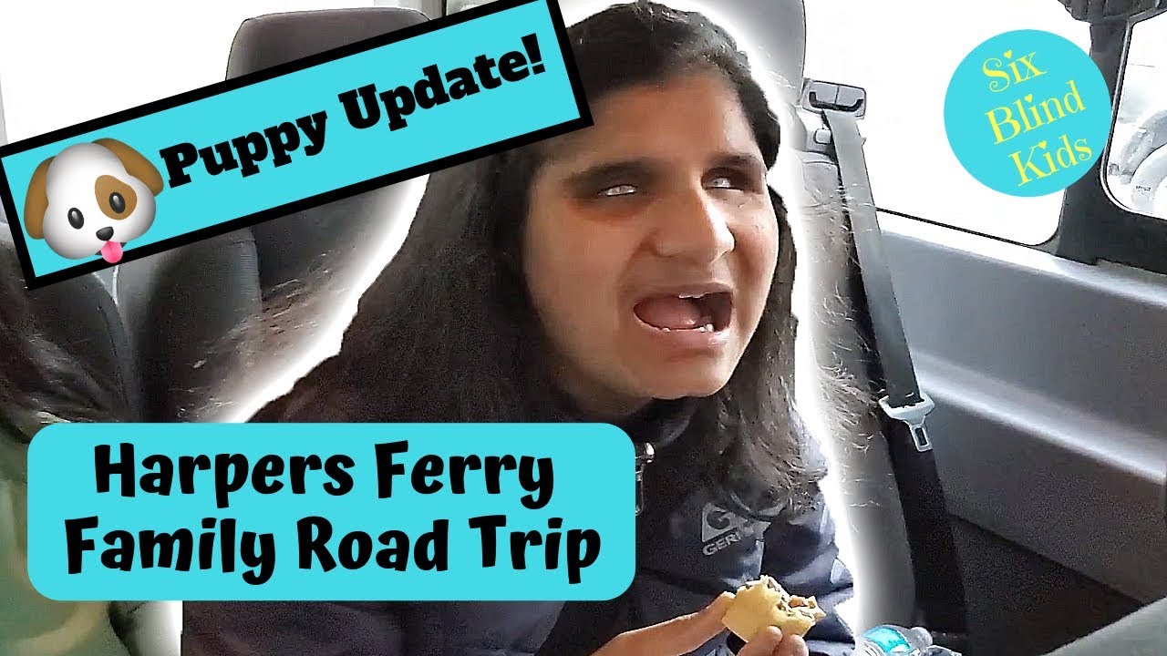 SixBlindKids - Harpers Ferry Family Road Trip and Puppy Update!