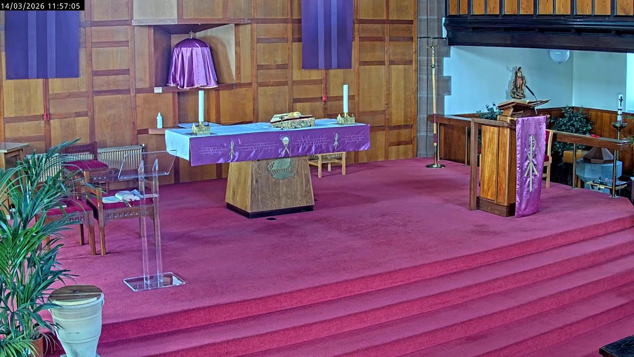 Mass at Saint Helen's, Langside,  14.3.2026, 09:45