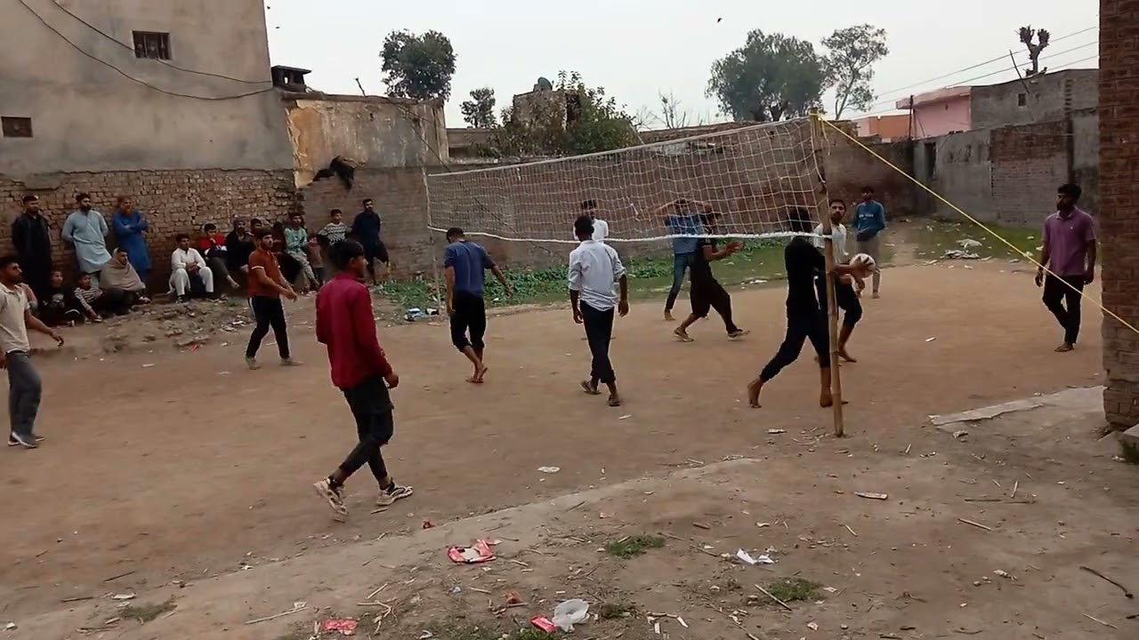 سلطان پور اور پنواں کے درمیان والی بال کا میچ ✅✅