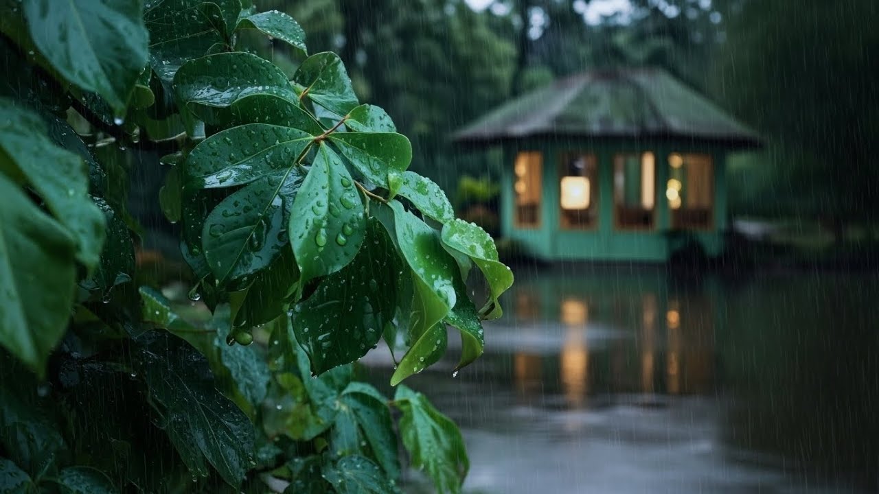 FALL INTO SLEEP INSTANTLY Soothing Rain Sound + Relaxing Sleep Music for Anxiety & Stress Relief