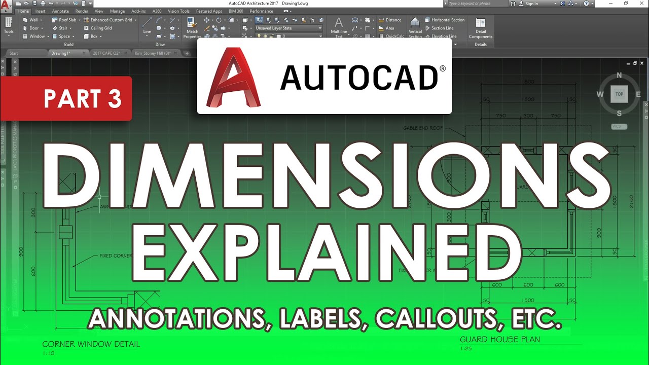 РАЗМЕРЫ и АННОТАЦИИ в AutoCAD 2023 (часть 3)