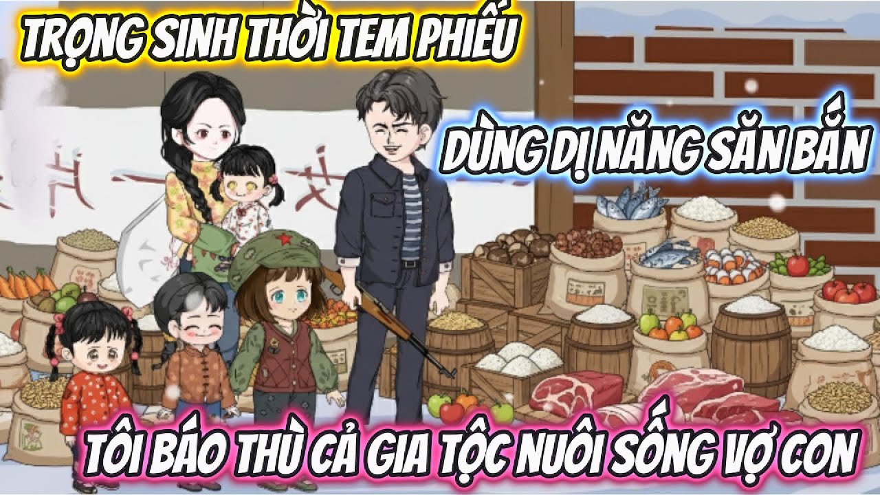 Trọng Sinh Thời Tem Phiếu Dùng Dị Năng Săn Bắn, Tôi Báo Thù Cả Gia Tộc Nuôi Sống Vợ Con Full Bộ