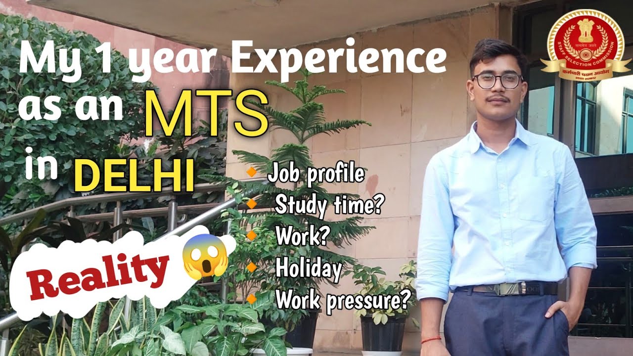 1 yr Experience as an MTS in Delhi 🥰 Reality of MTS 🙃 #ssc #sscmts #jobprofile
