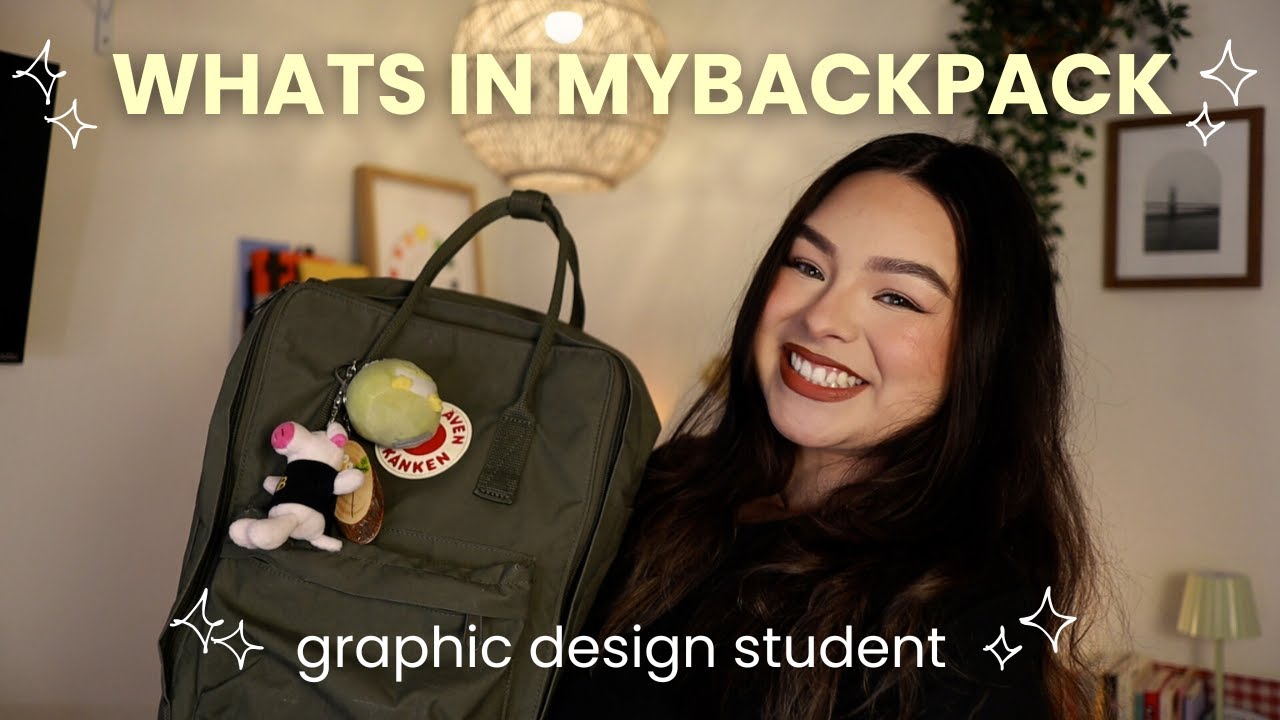 What&rsquo;s In My Backpack as a Graphic Design Student | Essentials + Must-Haves! ⭐️