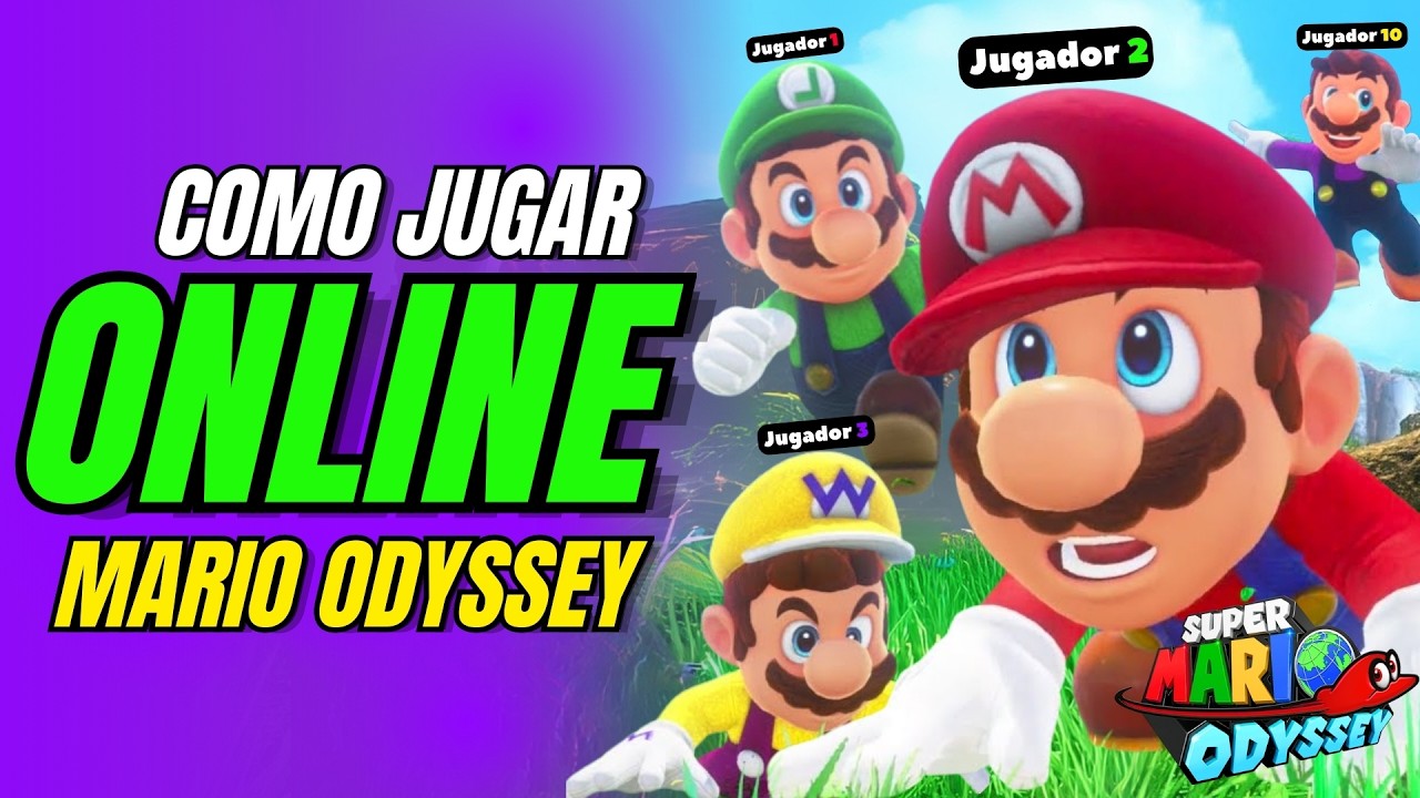 Como Jugar Super Mario Odyssey ONLINE Multiplayer🥒HASTA 10 JUGADORES en Mario Odyssey Pc/Switch🥒
