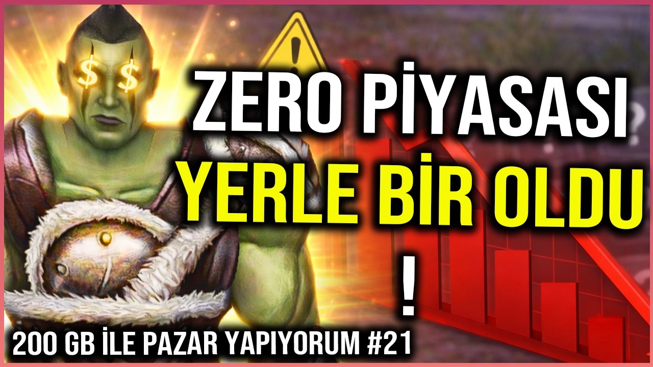 G&Uuml;NCEL ZERO PAZARINI DEĞERLENDİRDİK!| 200 GB ile Pazar Yapıyorum #22| Knight Online Pazar