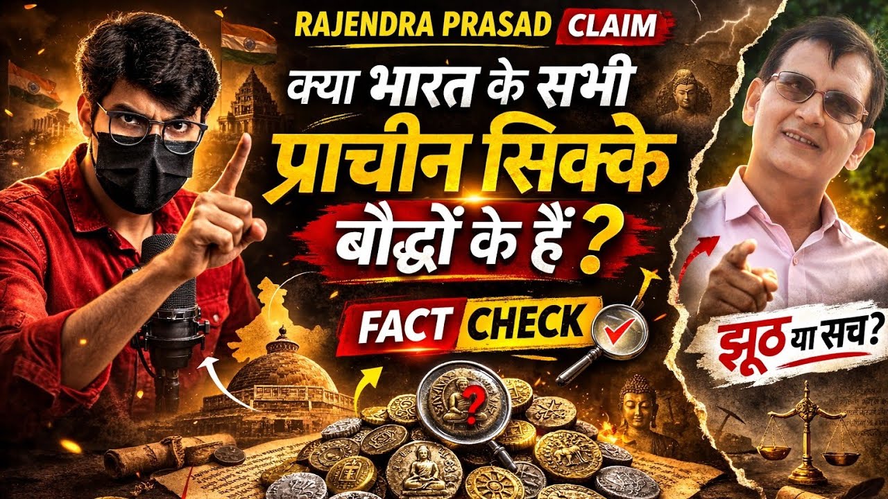 Rajendra Prasad Claim: क्या भारत के सभी प्राचीन सिक्के बौद्धों के हैं? Fact Check