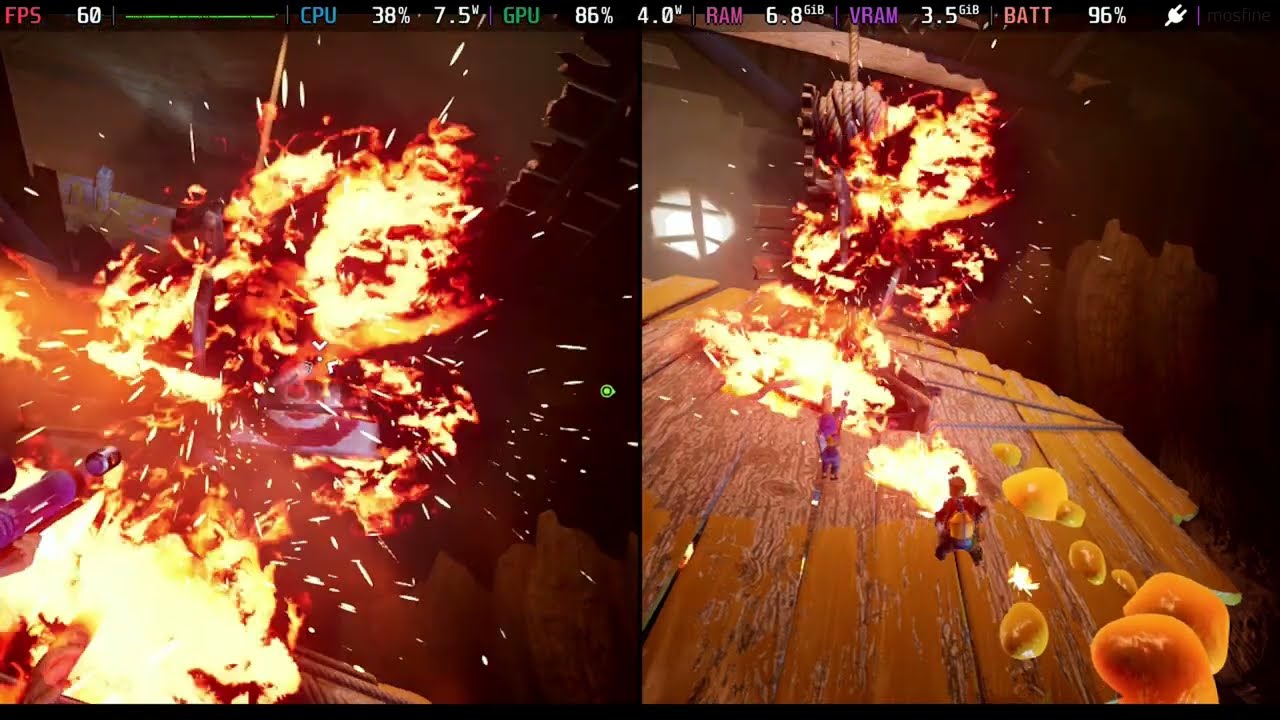 it takes two . gameplay . steam deck
