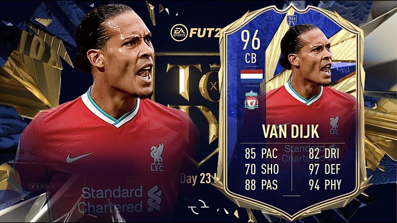 FIFA 21: VIRGIL VAN DIJK 96 TOTY PLAYER REVIEW I FIFA 21 ULTIMATE TEAM