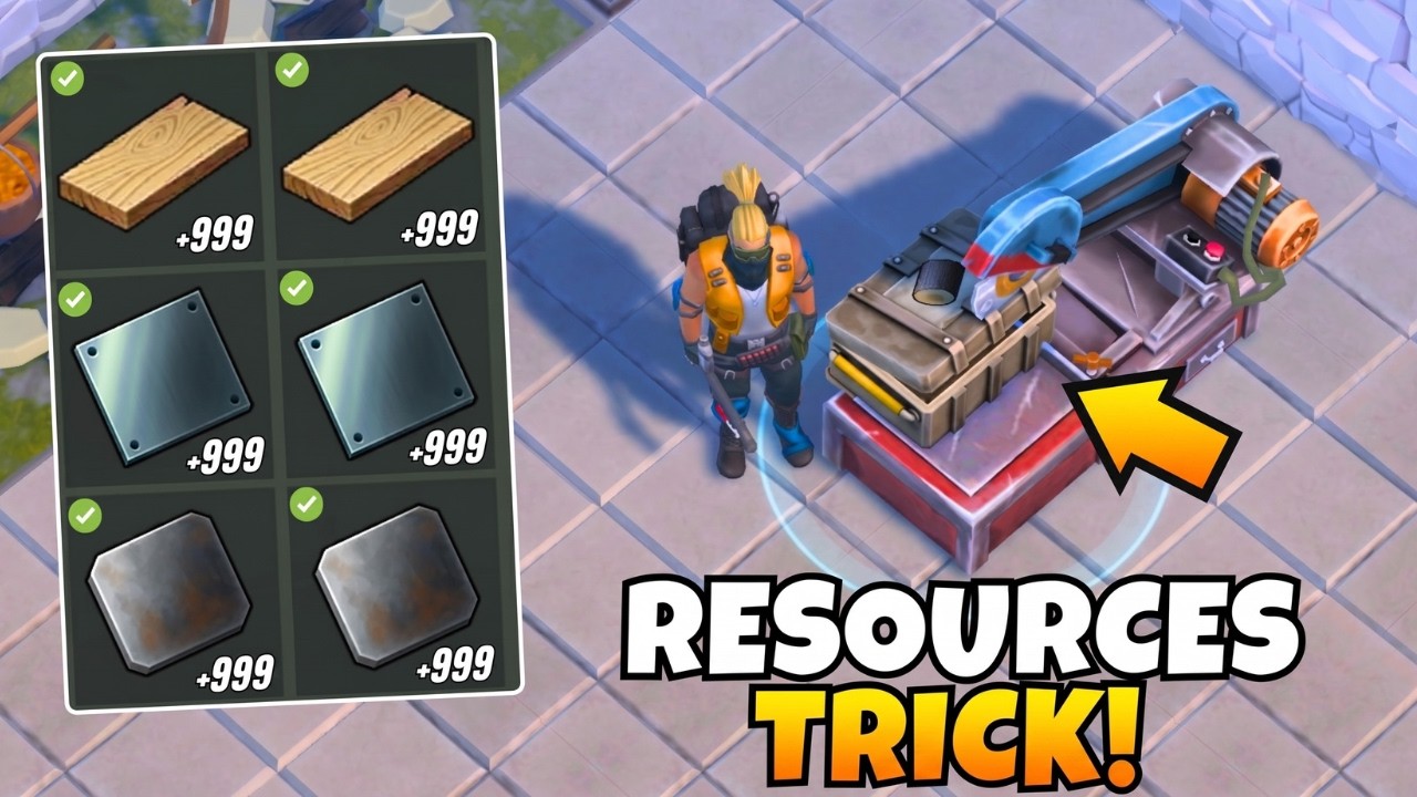 FASTEST WAY TO FARM RESOURCES FOR BEGINNERS | LAST DAY ON EARTH (LDOE)