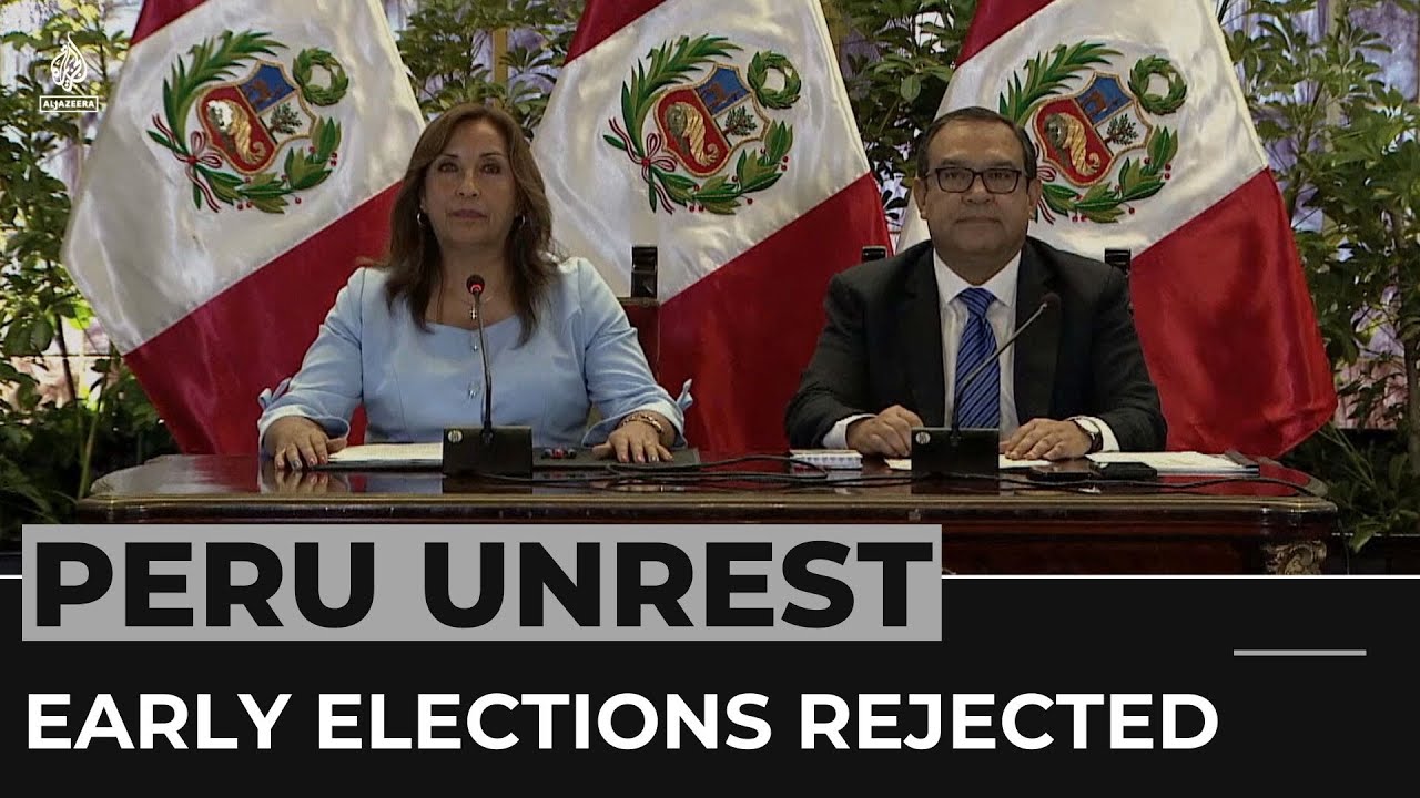 Peru Congress rejects new bid to advance elections amid protests