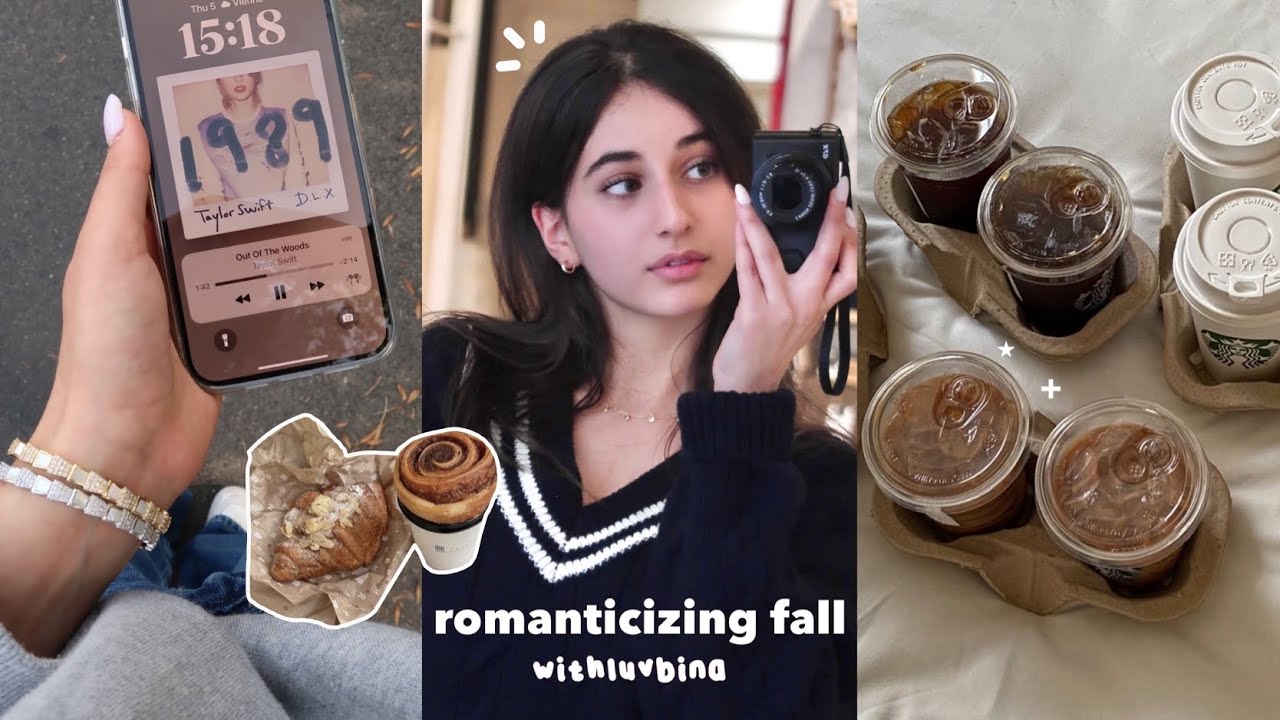 🍁₊ ⊹ romanticizing fall (pt.1): café hopping, fall fashion, new nails + journaling (kurdish vlog)