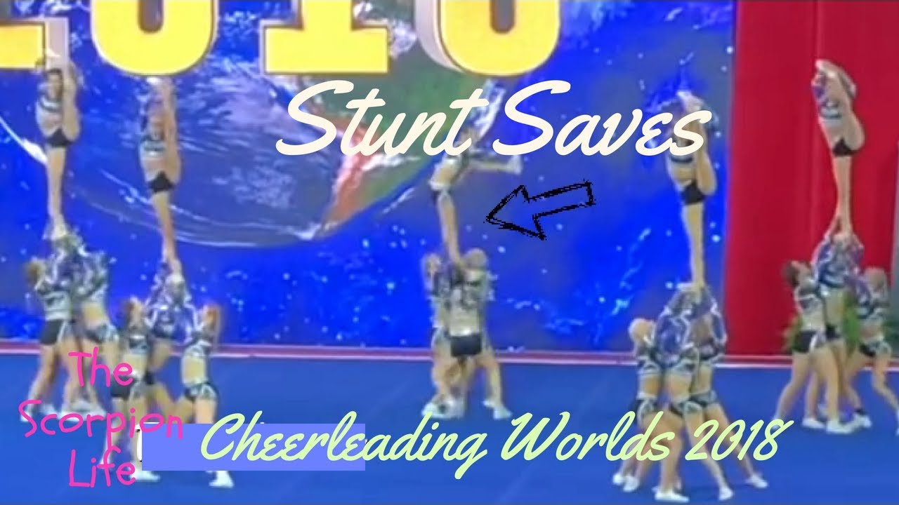 Stunt Saves at the Cheerleading Worlds 2018