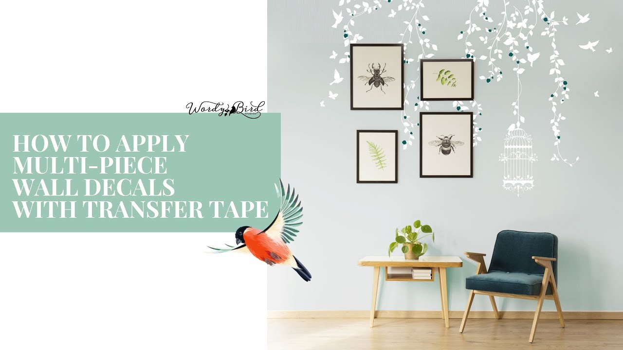 How to Apply Multi Piece Wall Decal Design