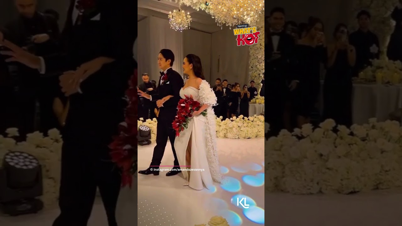 Momen Resepsi Pernikahan Amanda Manopo dan Kenny Austin