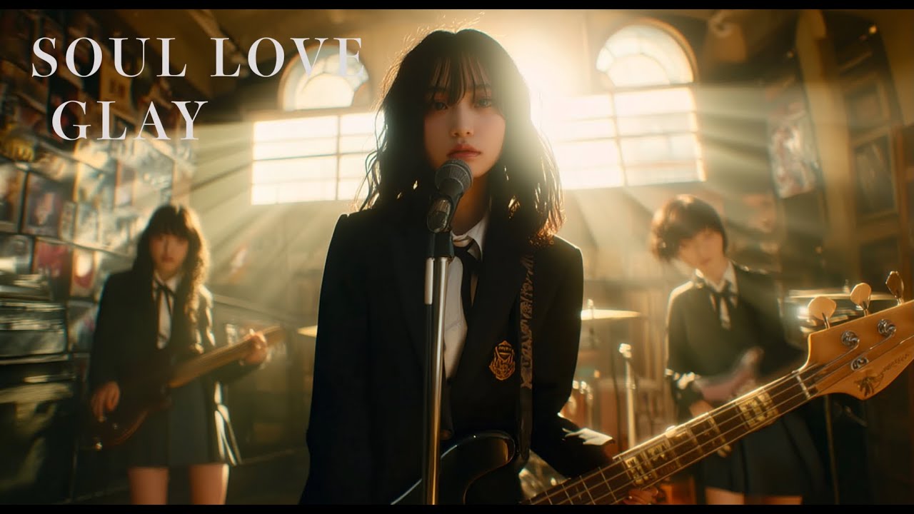 SOUL LOVE / GLAY 🎸放課後の女子高生軽音部が 歌ってみた [AI Sing Jpop  kAthrsIs -カタルシス-]