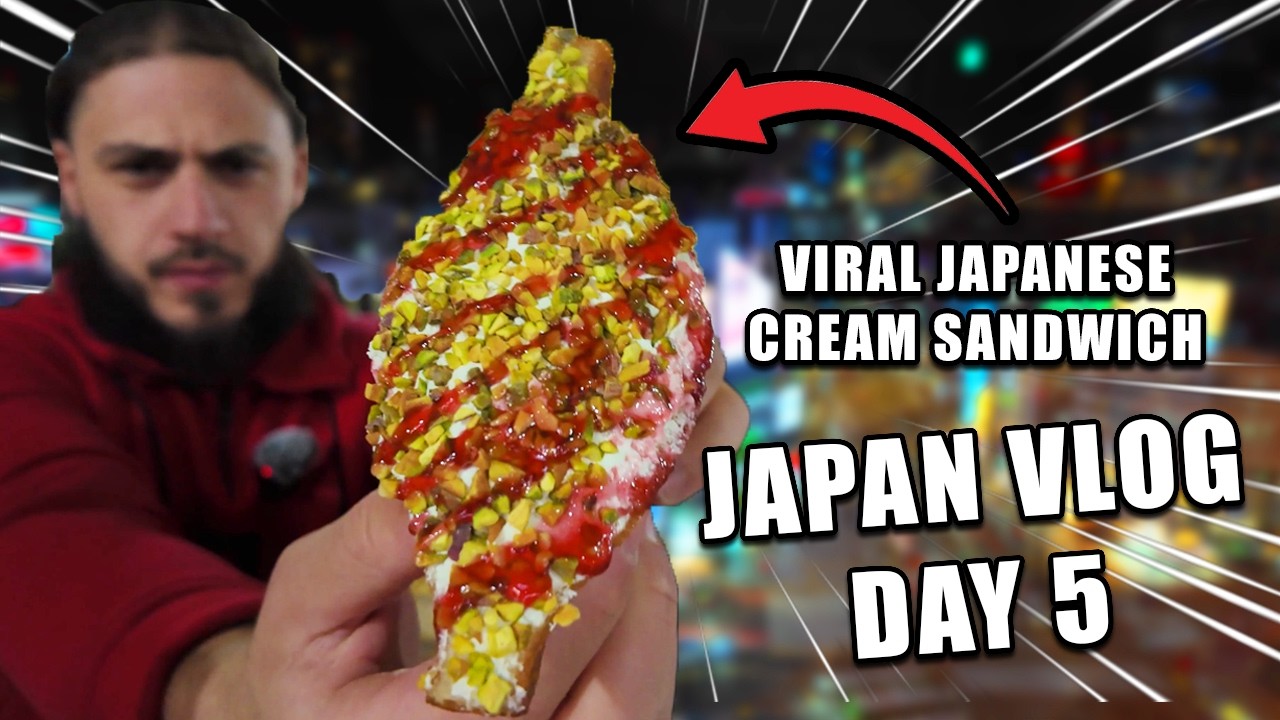 I Tried the VIRAL Japanese Cream Sandwich in Tokyo! 